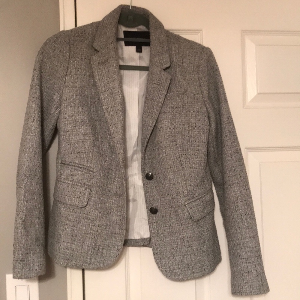 banana republic tweed blazer— two button